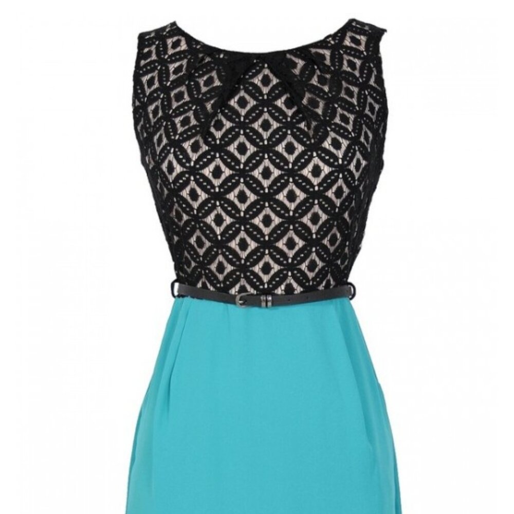 Diamond pattern dress